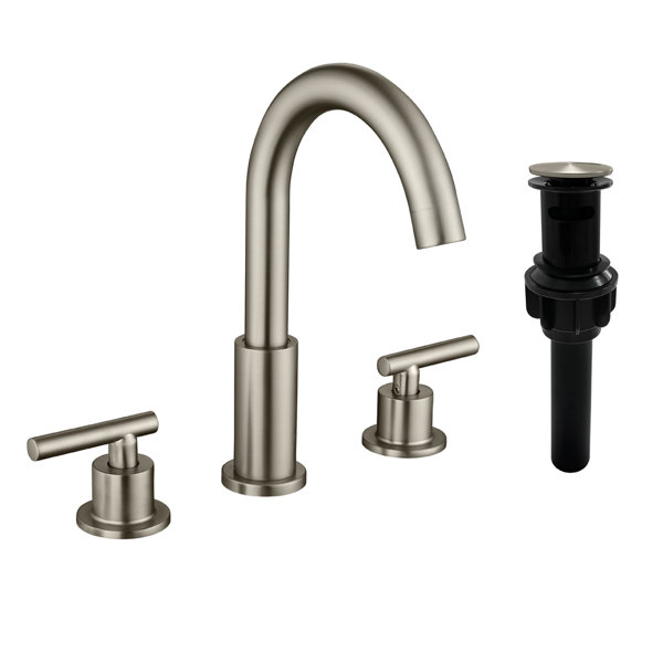 SHAMANDA Widespread Bathroom Faucet with Drain Assembly Wayfair